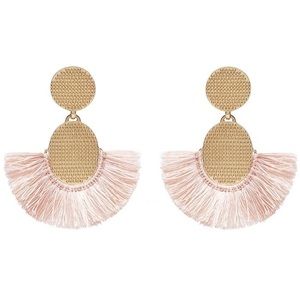 India Hicks Gold Tassel Earrings